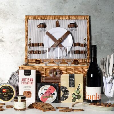 Cheese and Shiraz Picnic Basket