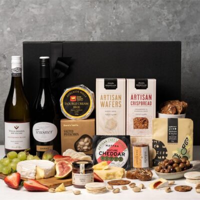 Premium Cheese and Wine Duo