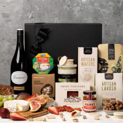 Prestige Brie Cheese and Wine Hamper