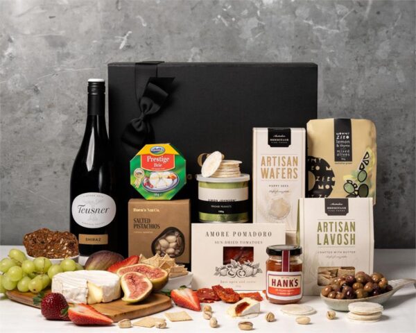 Prestige Brie Cheese and Wine Hamper
