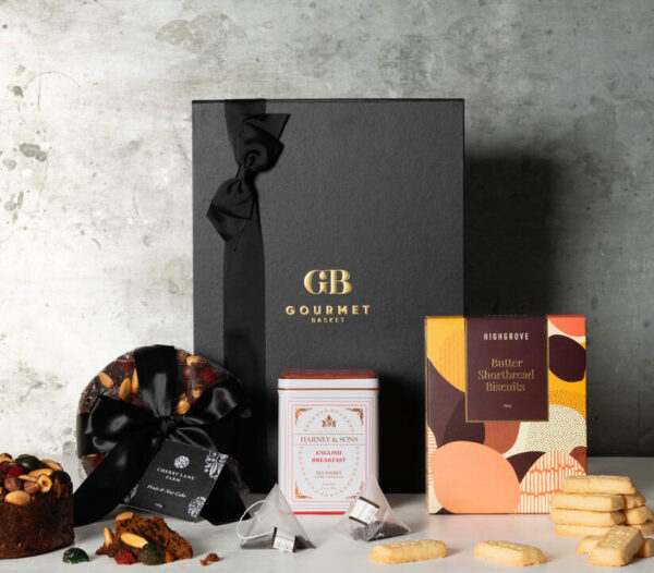 Luxury Tea and Fruitcake Hamper